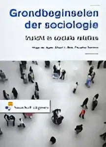 Witte boekcover van grondbeginselen der sociologie door pauwke berkers met springer logo voor sociologie algemeen