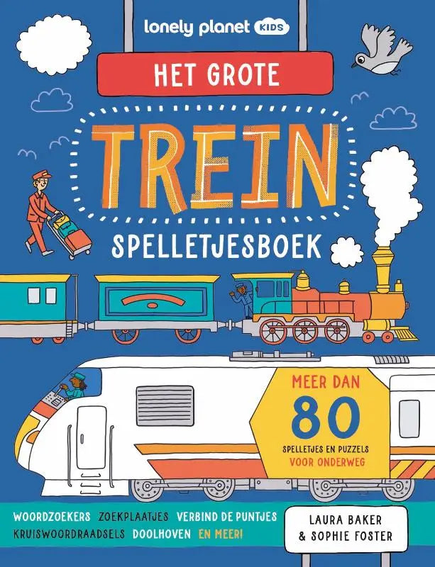 Het grote trein spelletjesboek - Meer dan 80 spelletjes en puzzels voor onderweg