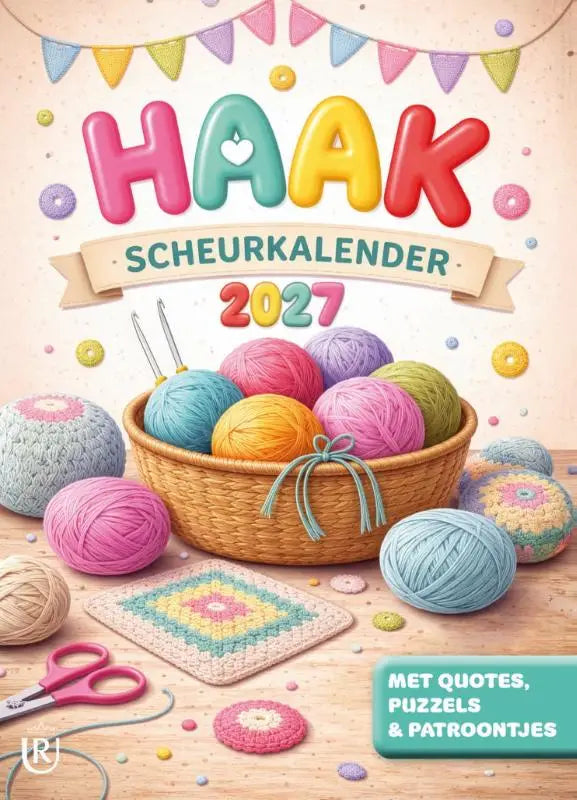 Haak scheurkalender 2027 - Met quotes, puzzels & patroontjes