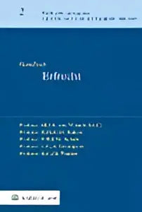 Donkerblauw handboek erfrecht met titel eenvoudig in wit serif lettertype van wolters kluwer nederland
