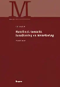 Rood leren portemonnee met minimalistisch design en gegraveerde letters bij handboek toezicht van koninklijke boom uitgevers