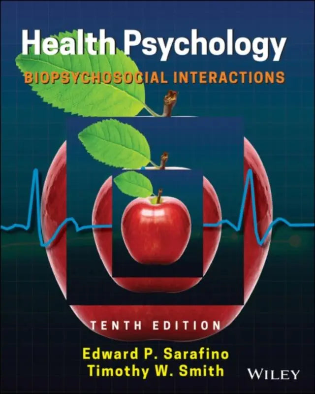 Rood appel met groene bladeren benadrukt de impact van biopsychosociale interacties in health psychology