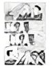 Zwart wit graphic t-shirt met herhalend patroon van gestileerde schedels gericht op heartstopper volume van alice oseman