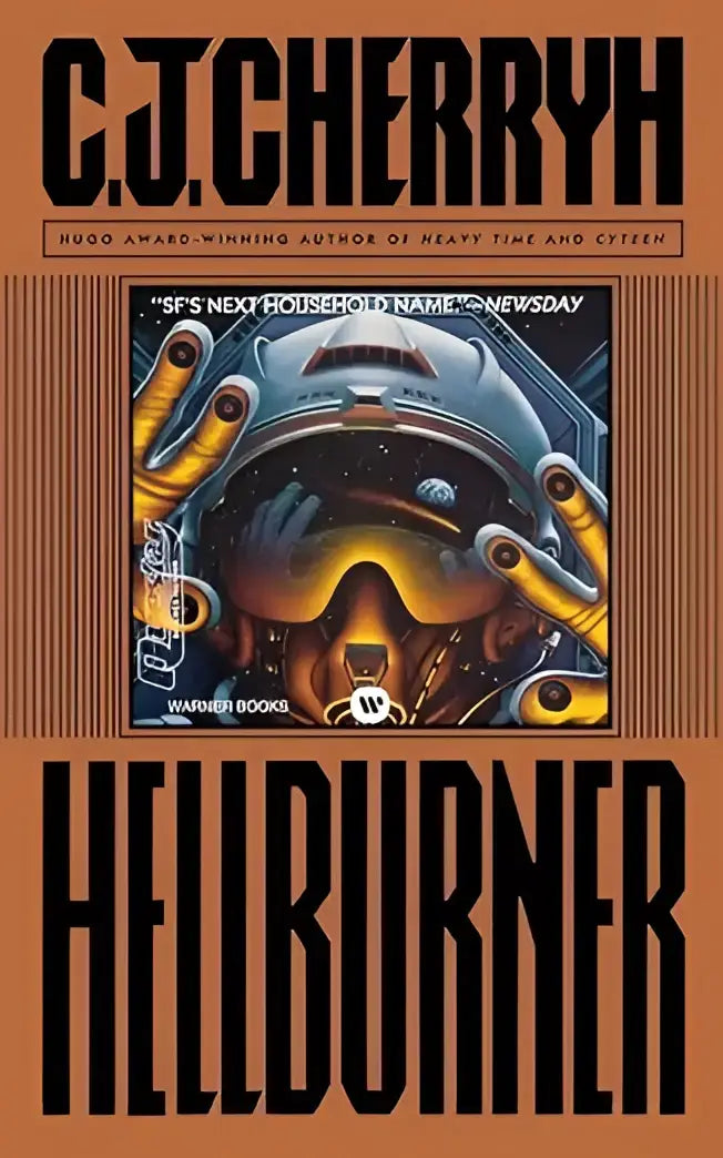 De cover van het sciencefictionboek hellburner door c.j. in de company wars series met belter pollard, boek 5