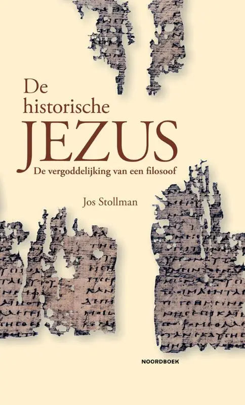 De boekomslag van de historische jezus toont de titel in een donkerbruine serif lettertype op een crèmekleurige achtergrond