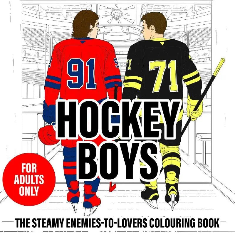 Hockey Boys - The Steamy Enemies-to-Lovers Colouring Book