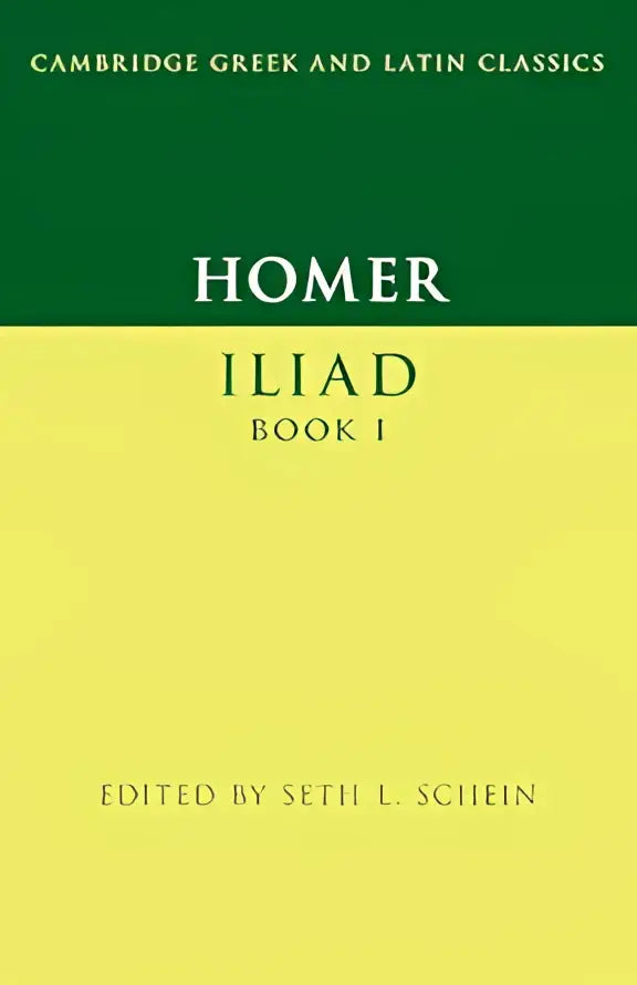 Dit is een hardcover editie van homer iliad boek i uit de cambridge greek and latin classics reeks