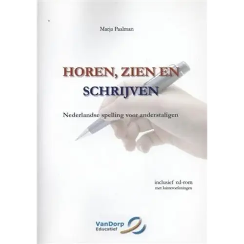 Horen zien en schrijven boek + cd-rom (1x) - horen, zien en schrijven boek + cd-rom (1x) - boek
