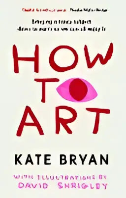 Boekomslag How to art met speelse roze-zwarte titel