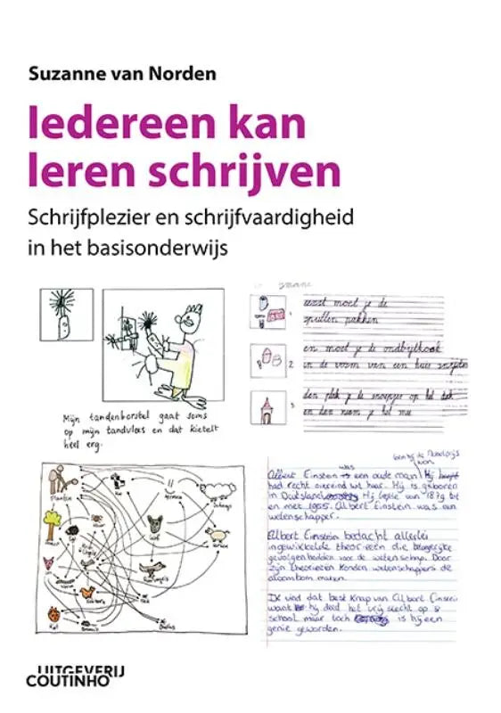 Boekcover Iedereen kan leren schrijven door Suzanne van Norden