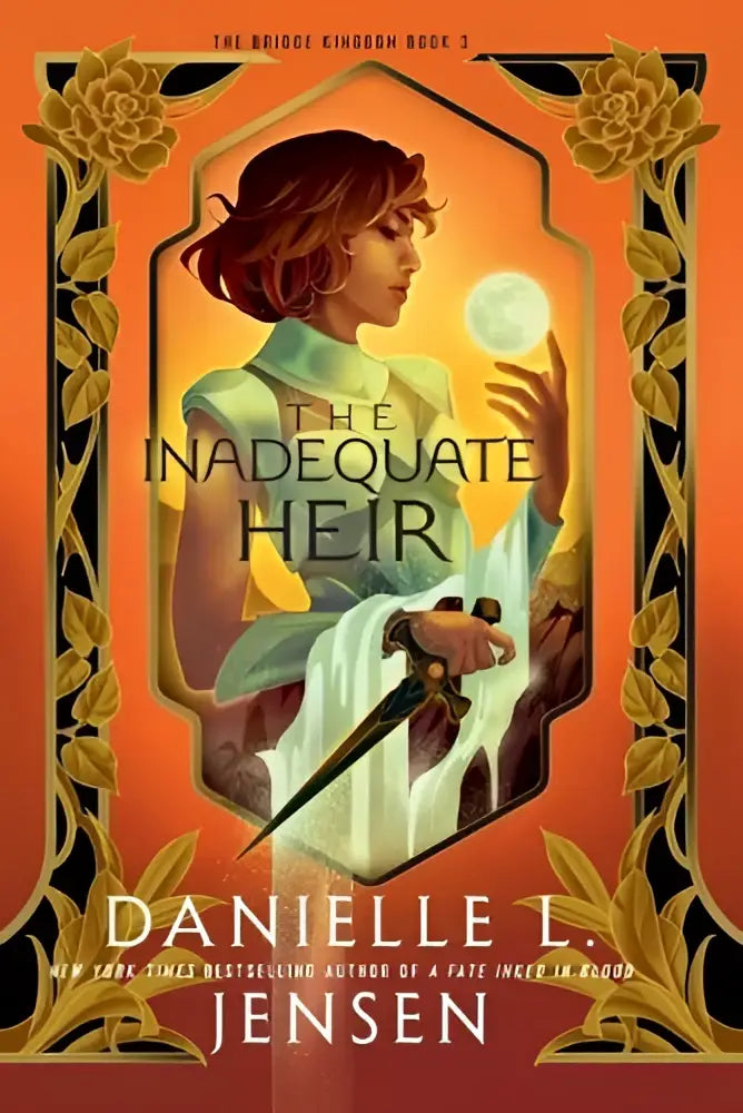 De cover van inadequate heir boek 3 in de bridge kingdom serie door danielle l, een fantasy roman met donkere toon
