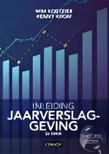 Inleiding jaarverslaggeving product met blauwe jaarverslag-geving grafiek door wim koster en henry kooper, convoy uitgevers fiscaal recht
