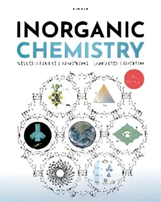 Boekcover Anorganische chemie 8e herziene editie met chemiesymbolen