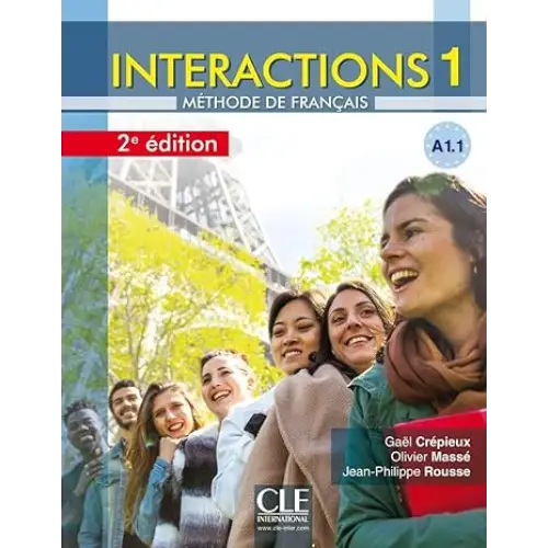 Intéractions 1 niveau a1.1 livre de l’élève + audio - intéractions 1 niveau a1.1 livre de l’élève + audio - boek
