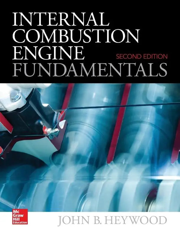 De voorkant van het tweede editie studieboek internal combustion engine fundamentals van john b over interne verbrandingsmotoren