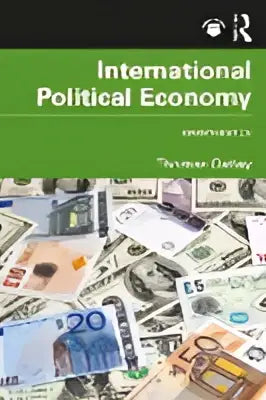 De boekomslag van international political economy door thomas g toont een academische studie over internationale economie