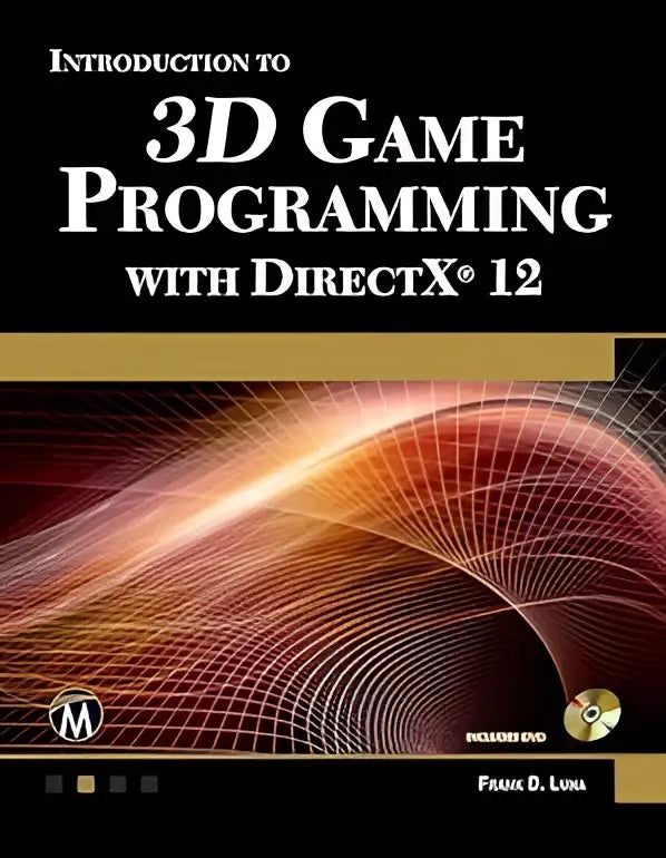 Zwarte hardcover boek introduction to 3d game programming with directx 12 van frank d voor gameontwikkeling