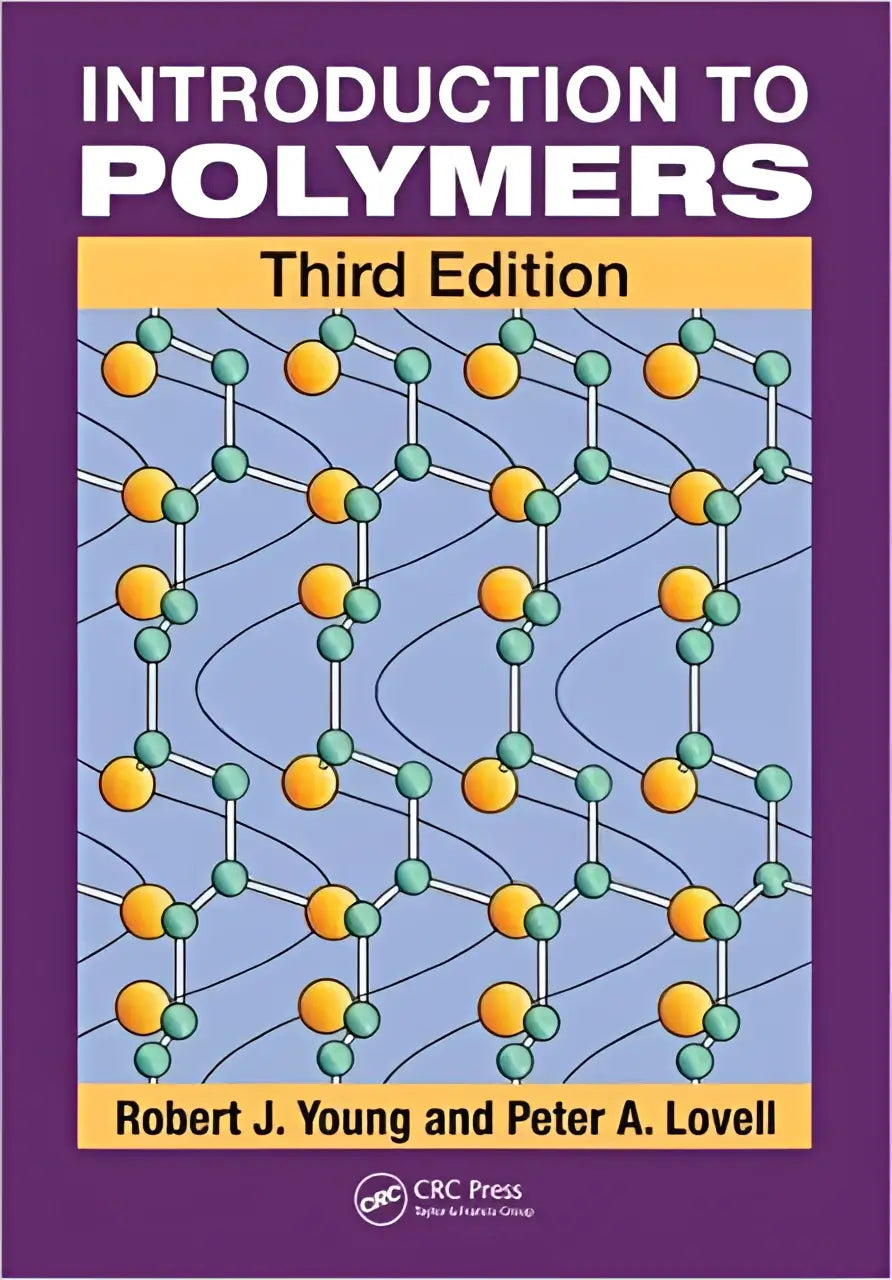Purple hardcover textbook introduction to polymers third edition by robert j covers polymers and electrical properties