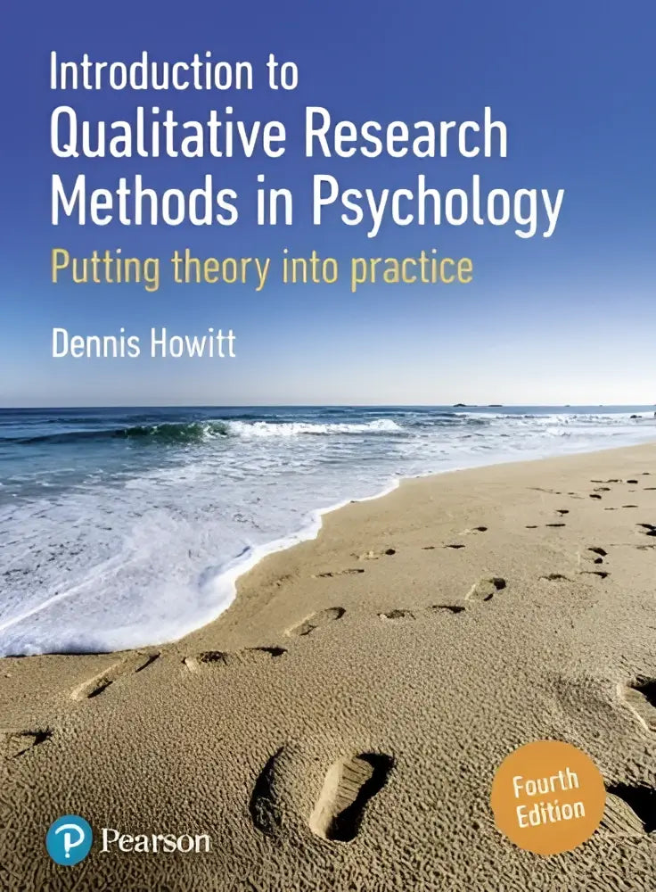 Boekcover van inleiding tot kwalitatief onderzoek vierde editie van dennis howitt theorie in praktijk brengen