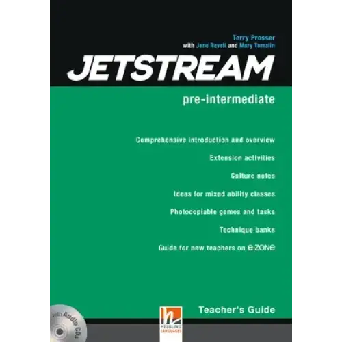 Jetstream Pre-Intermediate Teacher’s Guide met groene kaft en audio CD