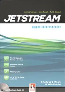 Jetstream upper-intermediate student’s book en workbook met blauw-groen-wit waterdesign
