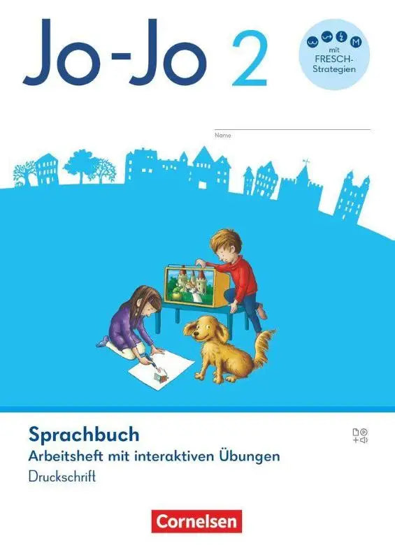 Jo-jo sprachbuch allgemeine ausgabe arbeitsheft met interactieve oefeningen in drukschrift voor het tweede leerjaar