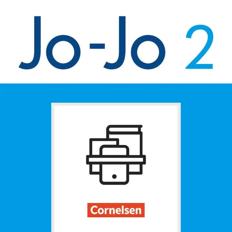 Jo-jo sprachbuch 2 schuljahr allgemeine ausgabe 2024 mit minimalistischer schwarz linienzeichnung stapelbücher cover sucht sprache und lesen
