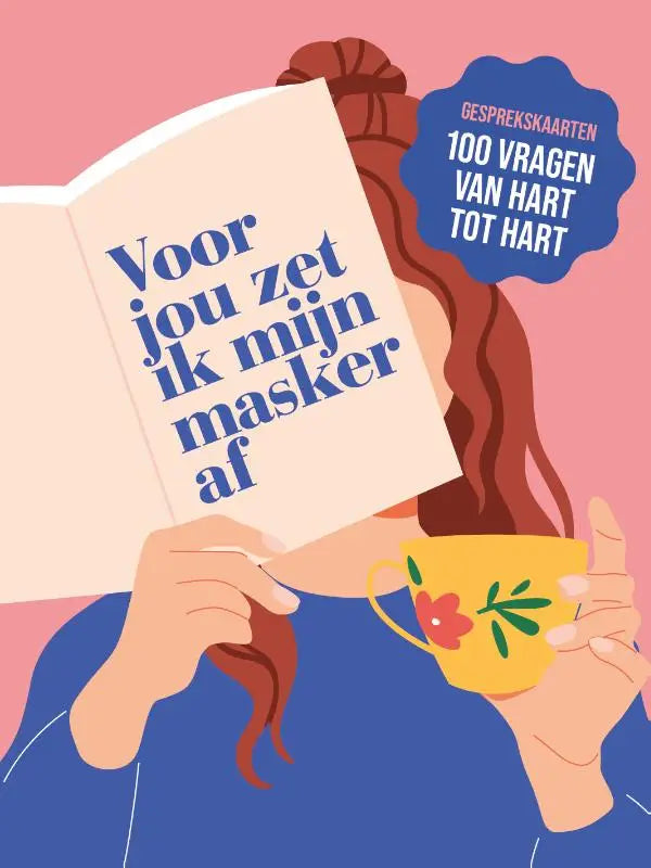 Kaartspel - Voor jou zet ik mijn masker af - Gesprekskaarten 100 vragen van hart tot hart