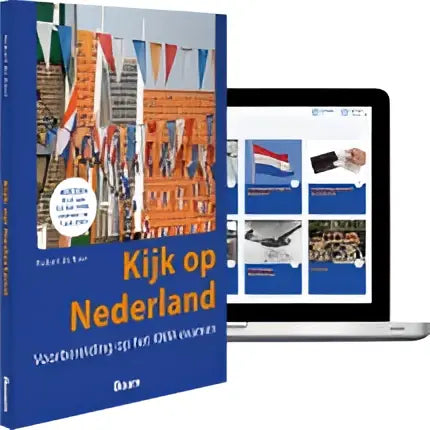 Kijk op nederland - herziene editie - voorbereiding op het knm-examen - boek met licentie