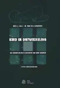 Donkergroene minimalistische poster met witte tekst en geometrische vormen voor bsl media product kind in ontwikkeling