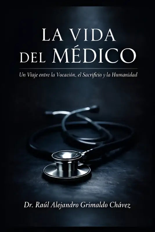 Zwarte stethoscoop met zilveren borststuk voor vida del médico een reis entre vocatie opoffering en menselijkheid