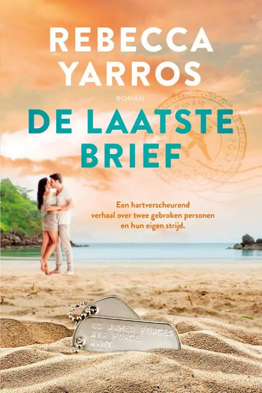 Silver u.s. kussen met tekst laatste brief van rebecca yarros in zilverkleurige stof