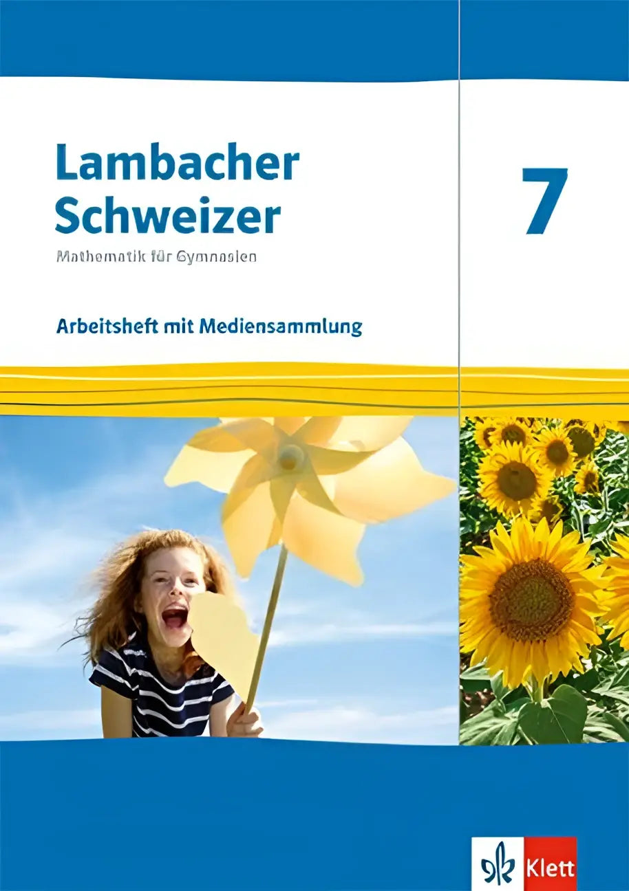 Lambacher schweizer mathematik 7 arbeitsheft mit lösungen und mediensammlung klasse 7 blauweiß mit mädchen und windrad