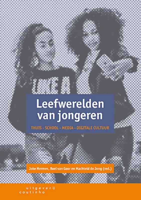 Boekcover Leefwerelden van jongeren met halftonefoto twee meisjes en titeltekst