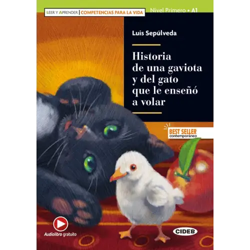Leer y aprender a1: historia de una gaviota y del gato que le enseñó a volar libro + cd audio - leer y aprender a1: