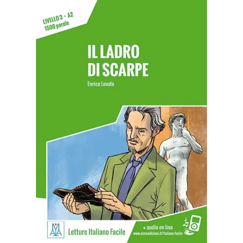 Letture italiano facile - il ladro di scarpe (a2) libro + mp3 - letture italiano facile - il ladro di scarpe (a2) libro