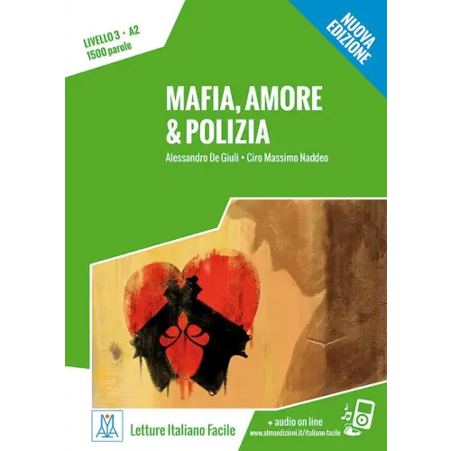Letture italiano facile - mafia amore & polizia (a2) libro + mp3 - letture italiano facile - mafia, amore & polizia