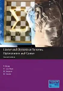 De afbeelding toont de achterkant van linear and dynamical systems optimization and games tweede editie met paarse achtergrond en witte lapadial logo’s