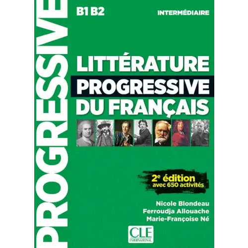 Littérature progressive du français - 2e édition - niveau intermédiaire livre + cd audio - littérature progressive du