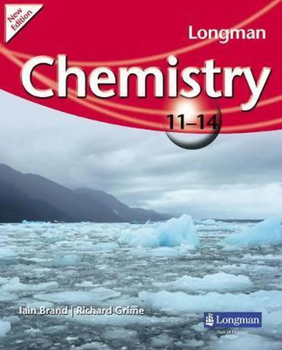Longman chemistry 11-14 textbook with red cover and image of ice floes in water for grades 11 and 14