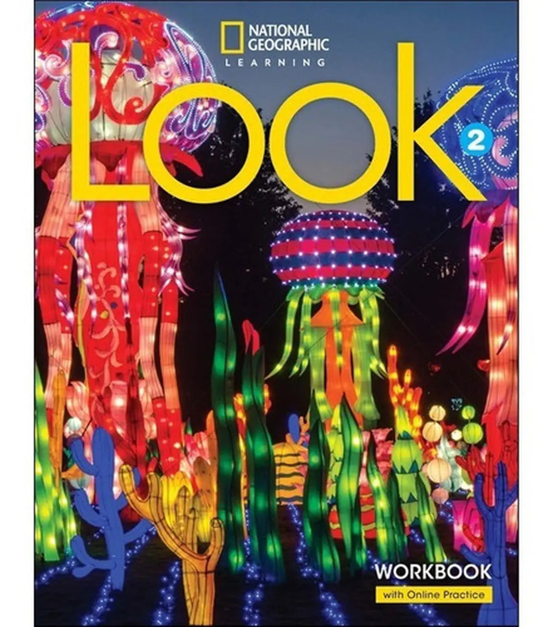 Look level 2 student’s book and workbook with online practice featuring a vibrant jellyfish lantern cover illustration