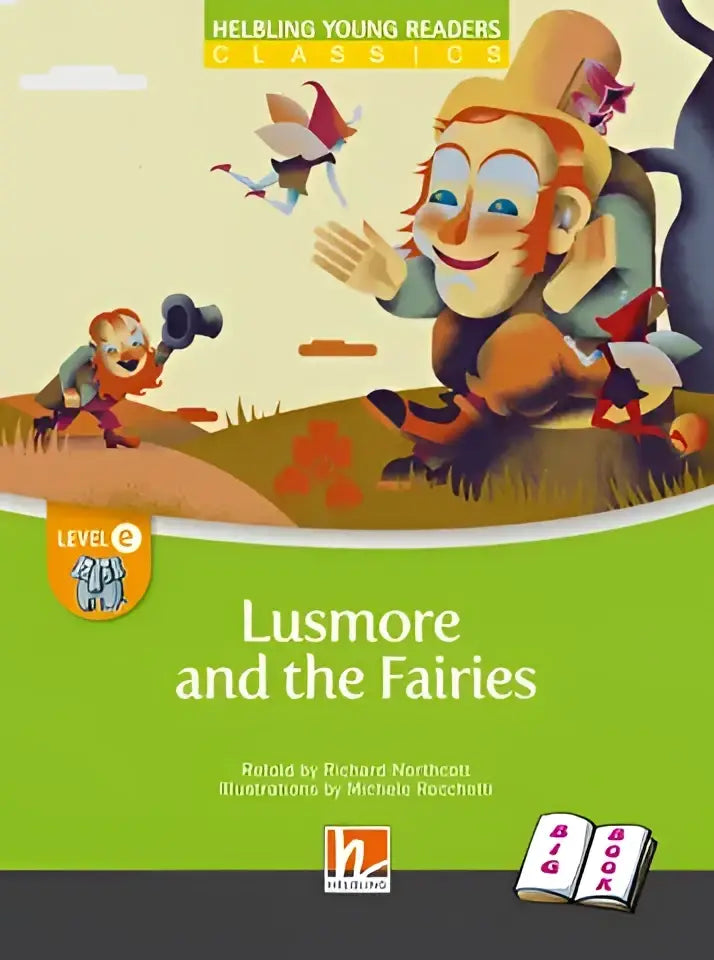 Lushmore and the fairies big book met groene aap en feeën