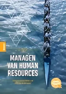 Navy blauw boek managen van human resources door frank manders en petra biemans voor hr management