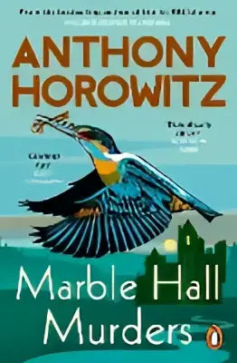 Boekcover Marble Hall Murders van Anthony Horowitz met vliegende vogels