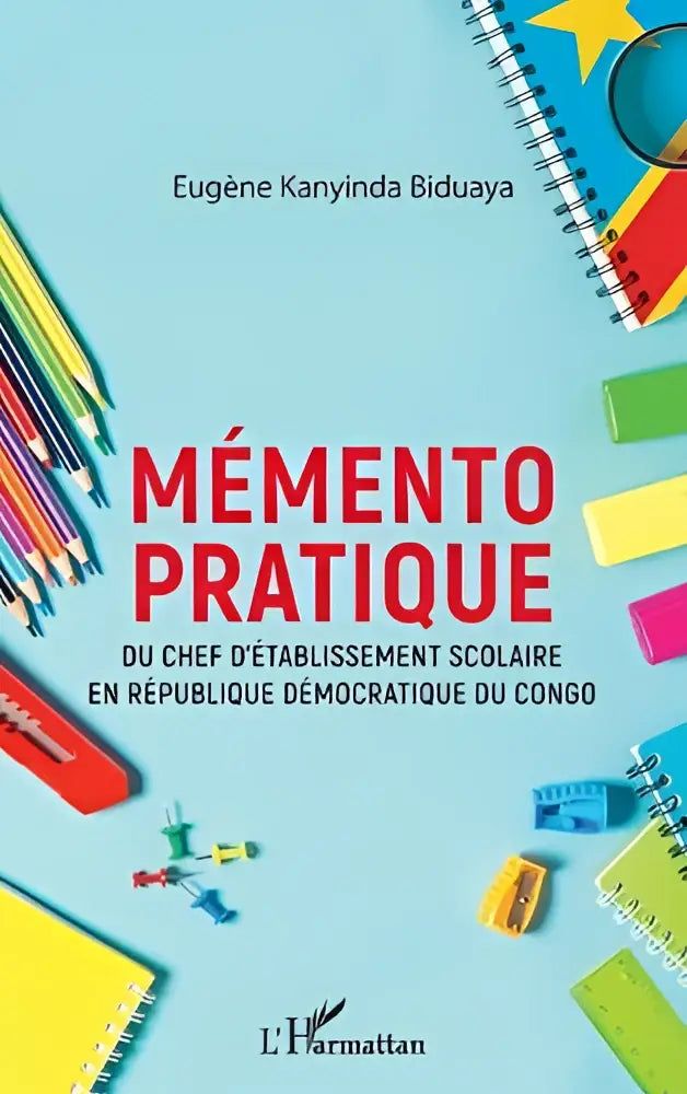 Het boek mémento pratique du chef d’établissement scolaire heeft een lichtblauwe omslag met rode en zwarte tekst