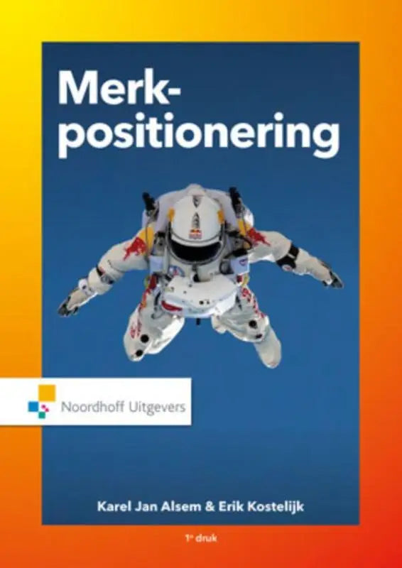 Witte red bull skydiver suit met rode en zwarte sponsornamen voor merkpositionering karel jan alsem jan alsem erik kostelijk