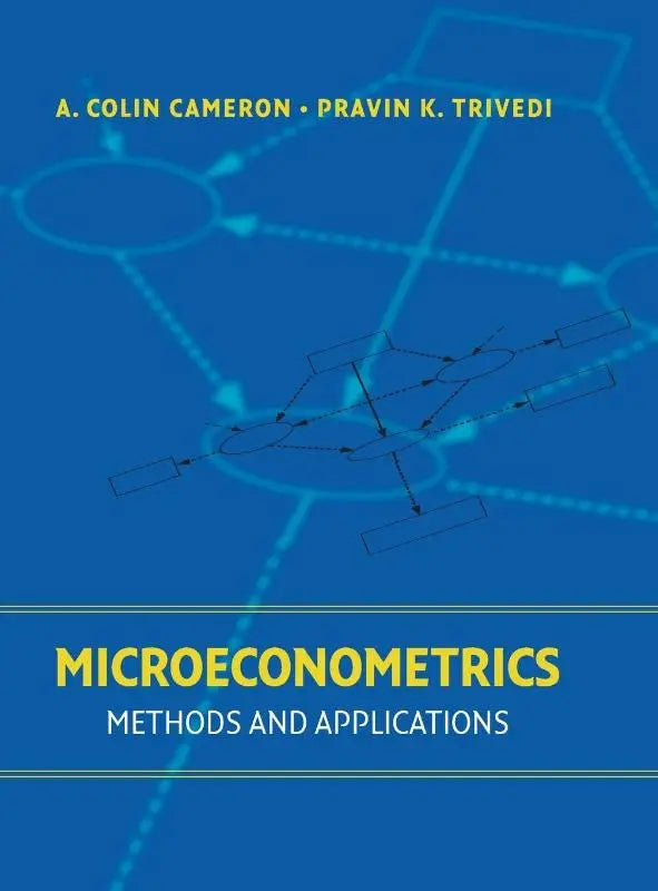 Blauwe boek cover van microeconometrics methods and applications met methoden en toepassingen als kernonderwerp