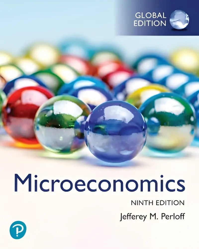 De voorkant van het negende editie global edition leerboek microeconomics van jeffrey m voor academisch gebruik