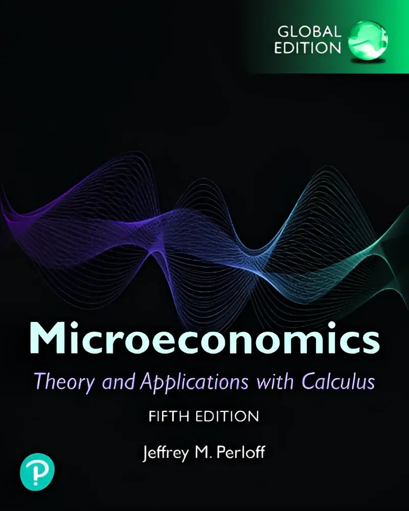 Zwart boekomslag microeconomics theory and applications with calculus vijfde editie door jeffrey m voor studie en toepassingen