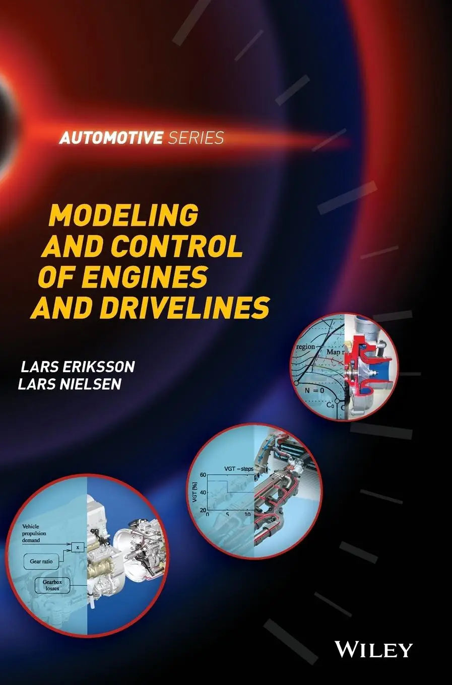 Boekomslag van modeling and control of engines and drivelines door lars eriksson en lars nielsen, gepubliceerd door wiley